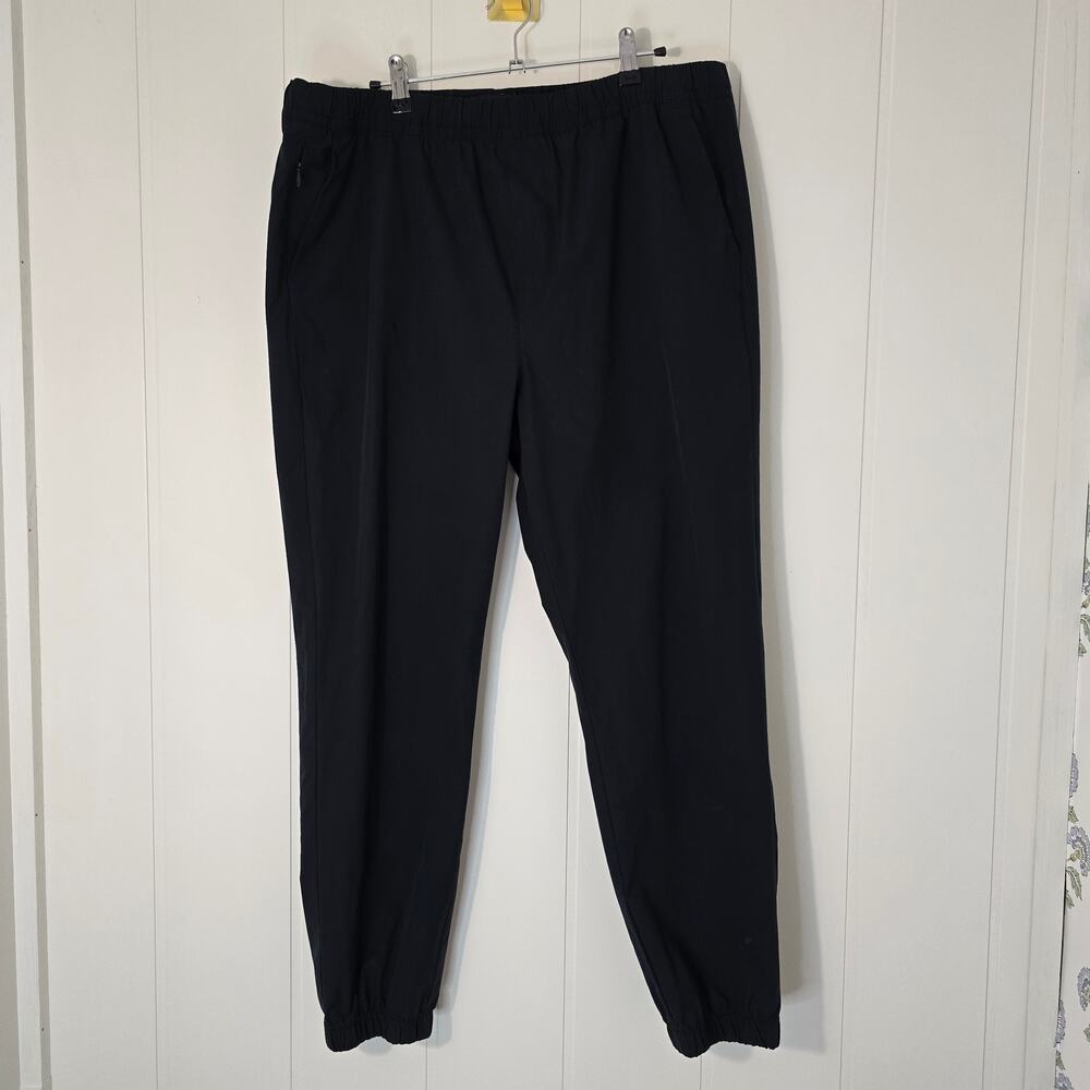 Banana Republic Nylon Joggers Drawstring Pockets Elastic Lightweight Size L